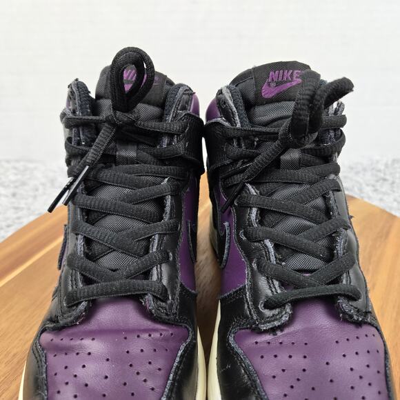 Nike Dunk High Fragment Beijing PS 2021 Black Wine Casual Daily Sneaker Kids 1y - Picture 8 of 15